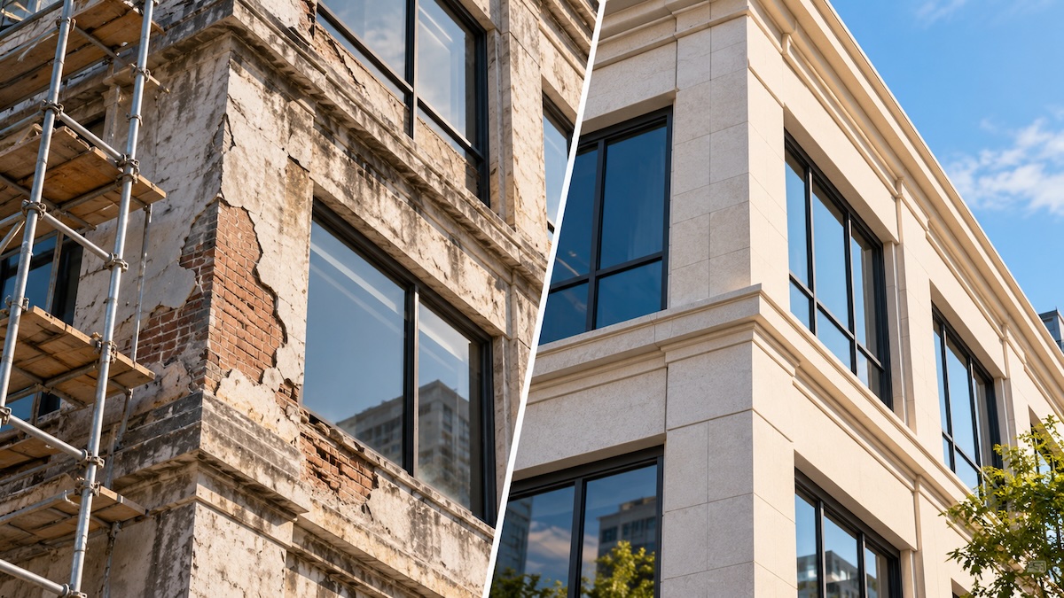 Commercial Facade Restoration